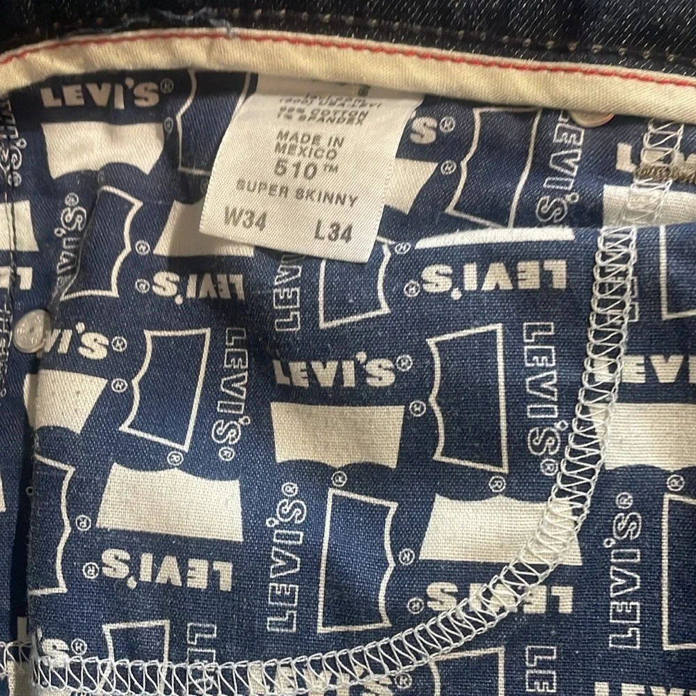 Levi’s -510 - Super Skinny W34 L34 - Picture 3 of 8